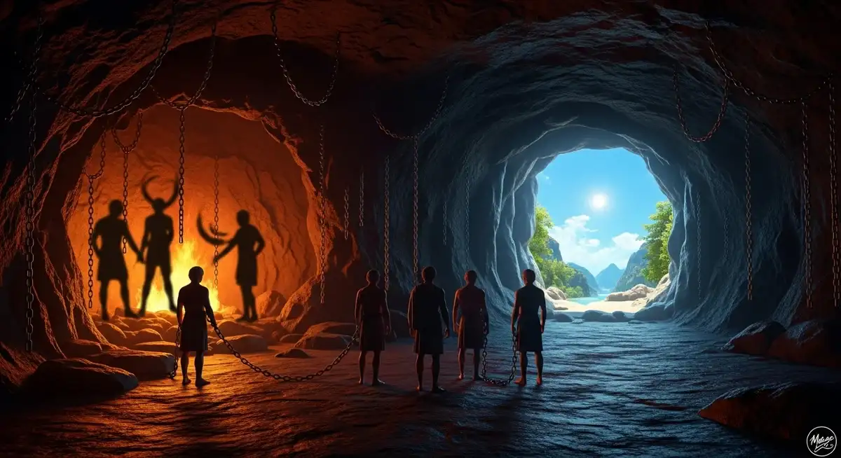 Platon'un Mağara Alegorisi: Gerçeklik Nedir? - Görsel 1