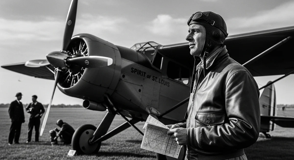 Charles Lindbergh: "Yalnız Kartal"ın Atlantik'i Aşan İmkansız Uçuşu - Görsel 1 - Hedef - Siz Charles Lindbergh: Yalnız Kartalın Atlantiki Aşan İmkansız Uçuşu detay 1