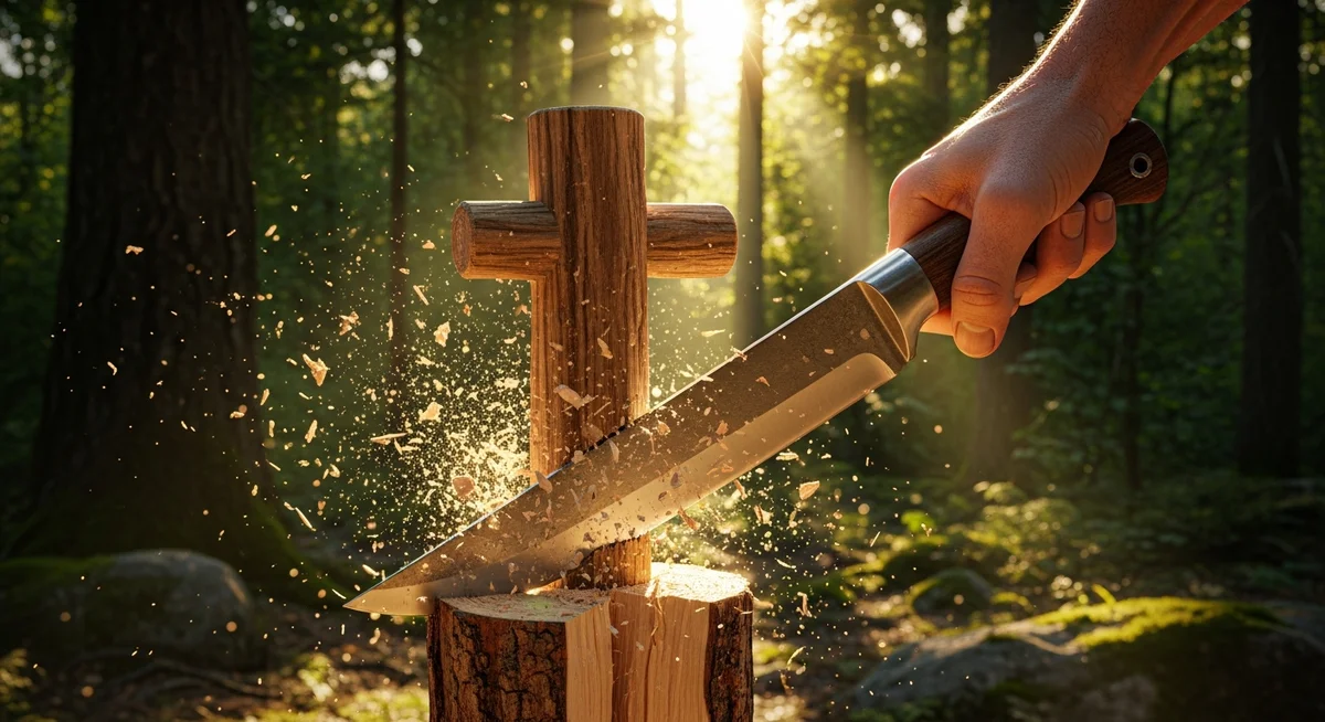 Doğada Pratik Çözümler: Odun Yarma ve Ateşleme Teknikleri