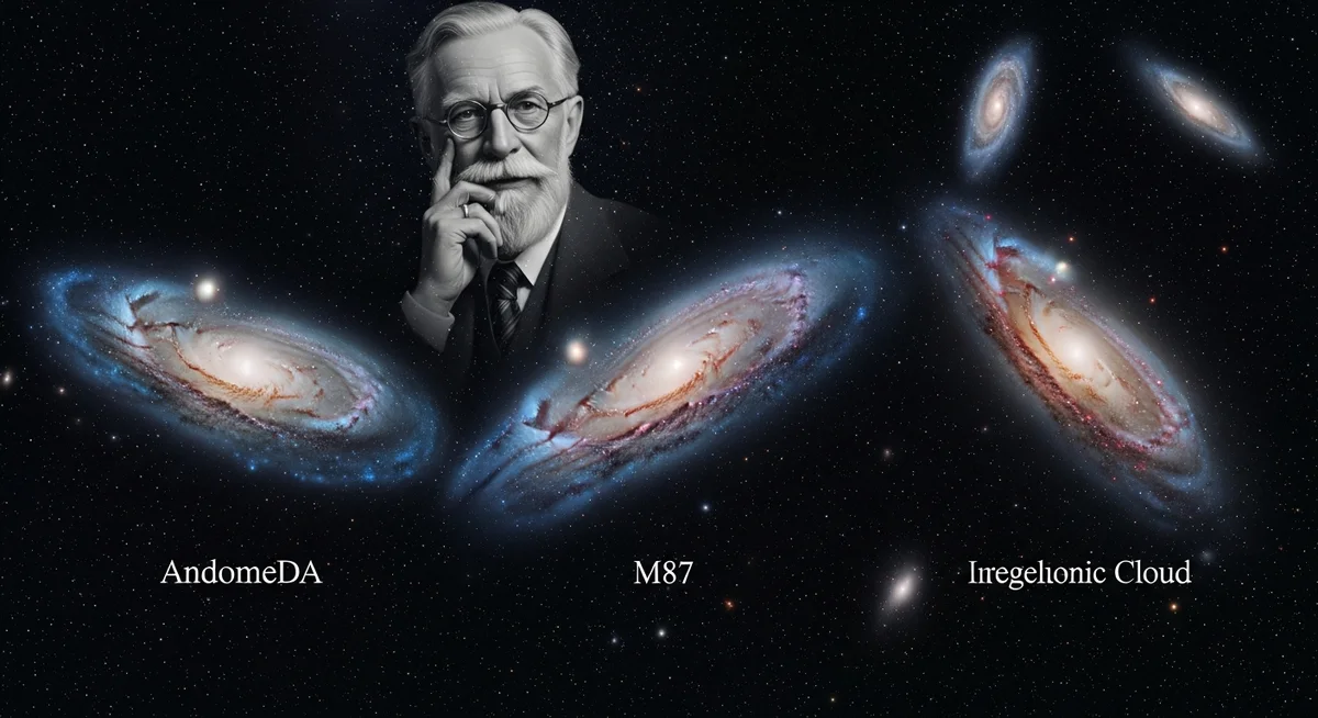 Evrenin Sınırlarını Aşan Adam: Edwin Hubble'ın Kozmik Keşifleri - Görsel 2 - Hedef - Siz Evrenin Sınırlarını Aşan Adam: Edwin Hubbleın Kozmik Keşifleri detay 2