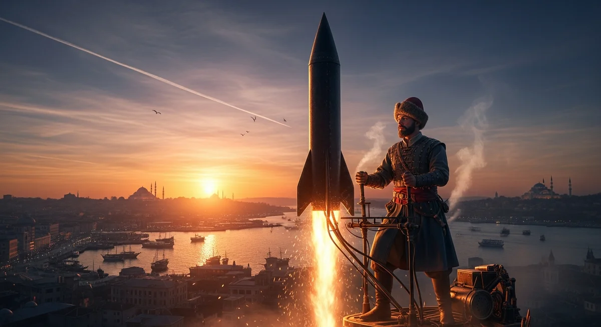 Göklere Yükselen Cesaret: Lagari Hasan Çelebi ve İlk Roket Denemesi