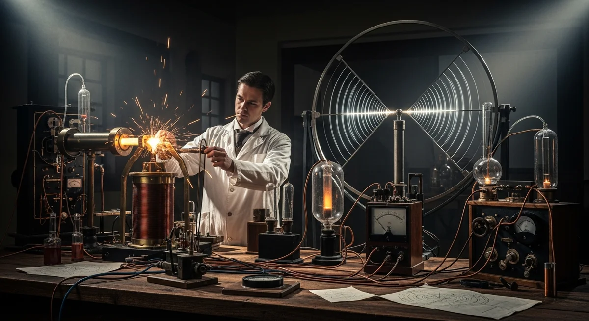 Heinrich Hertz: Görünmeyeni Görünür Kılan Radyo Dalgaları Dahisi - Görsel 2 - Hedef - Siz Heinrich Hertz: Görünmeyeni Görünür Kılan Radyo Dalgaları Dahisi detay 2