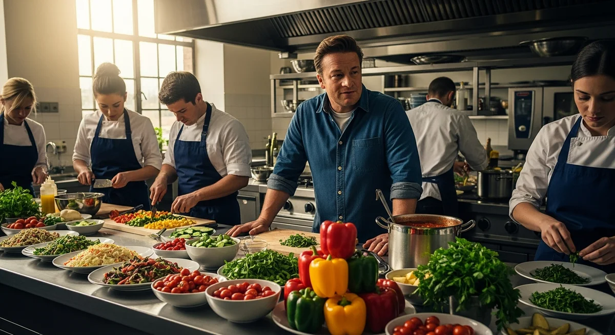 Jamie Oliver: Yemek Devrimiyle Okul Kantinlerini Fetheden Şef