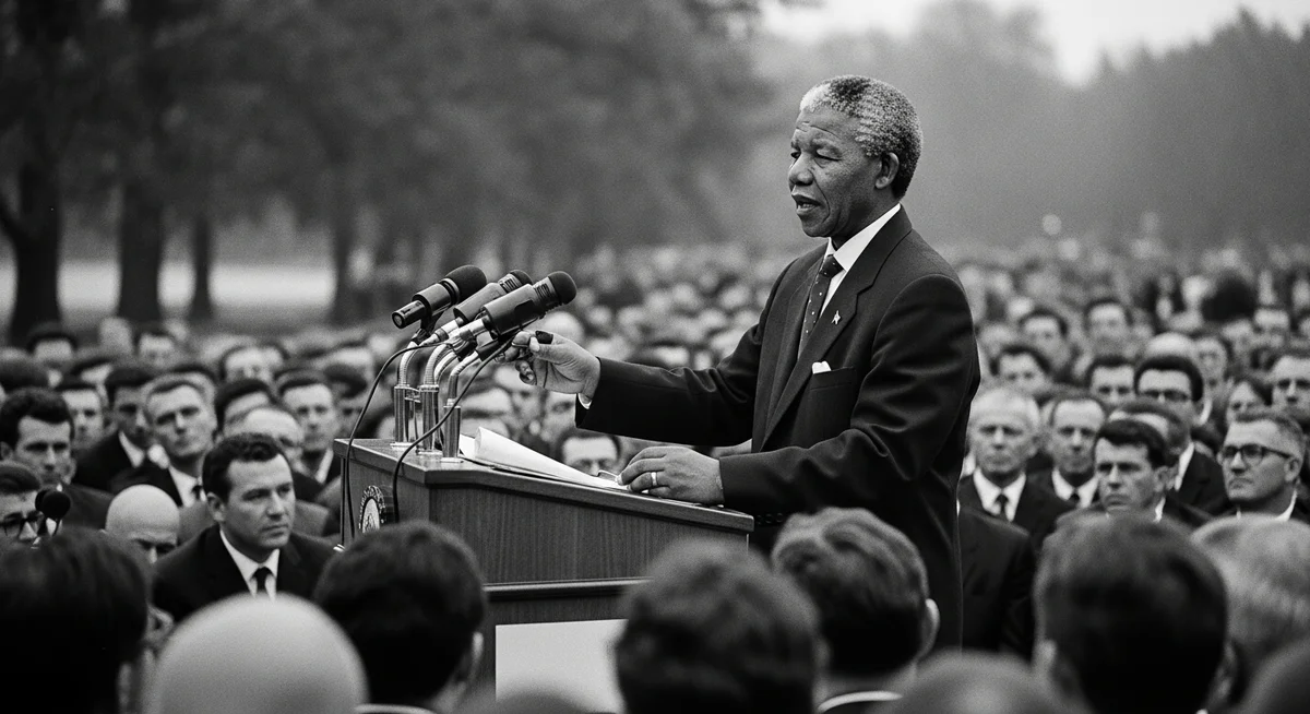 Nelson Mandela: Irkçılığa Karşı Eşitlik ve Uzlaşmanın Sembolü - Görsel 1 - Hedef - Siz Nelson Mandela: Irkçılığa Karşı Eşitlik ve Uzlaşmanın Sembolü detay 1